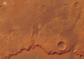 L'activit� fluviale sur Mars, plus tardive que pr�vu