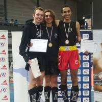 Bastien Molcrette, vice-champion de France universitaire de kick-boxing