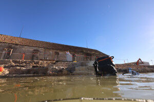 Les fouilles arch�ologiques sur la base navale r�v�lent un pan du pass� antique 